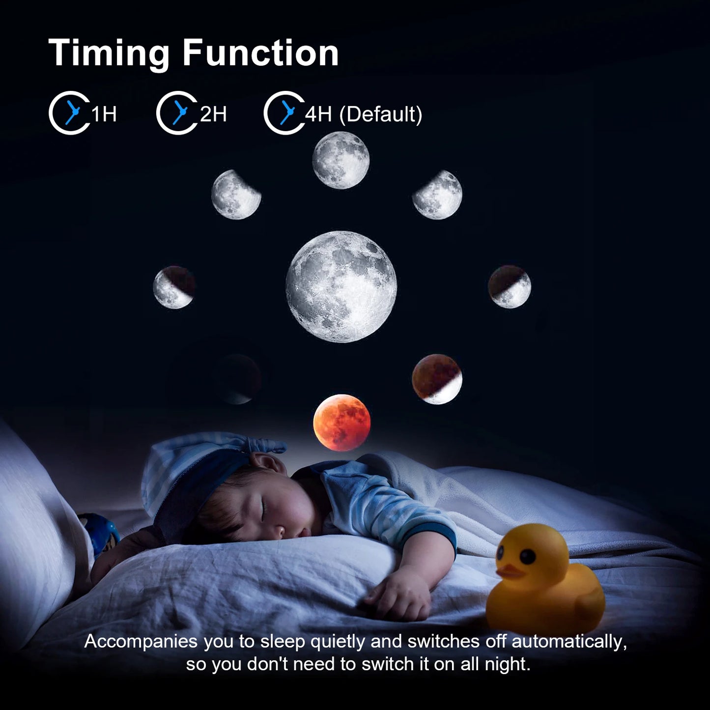 Mexllex 13 In 1 Galaxy Ultral Star Projector LED Night Light With 360 Degree Rotation And Half Hour Timer Bedroom