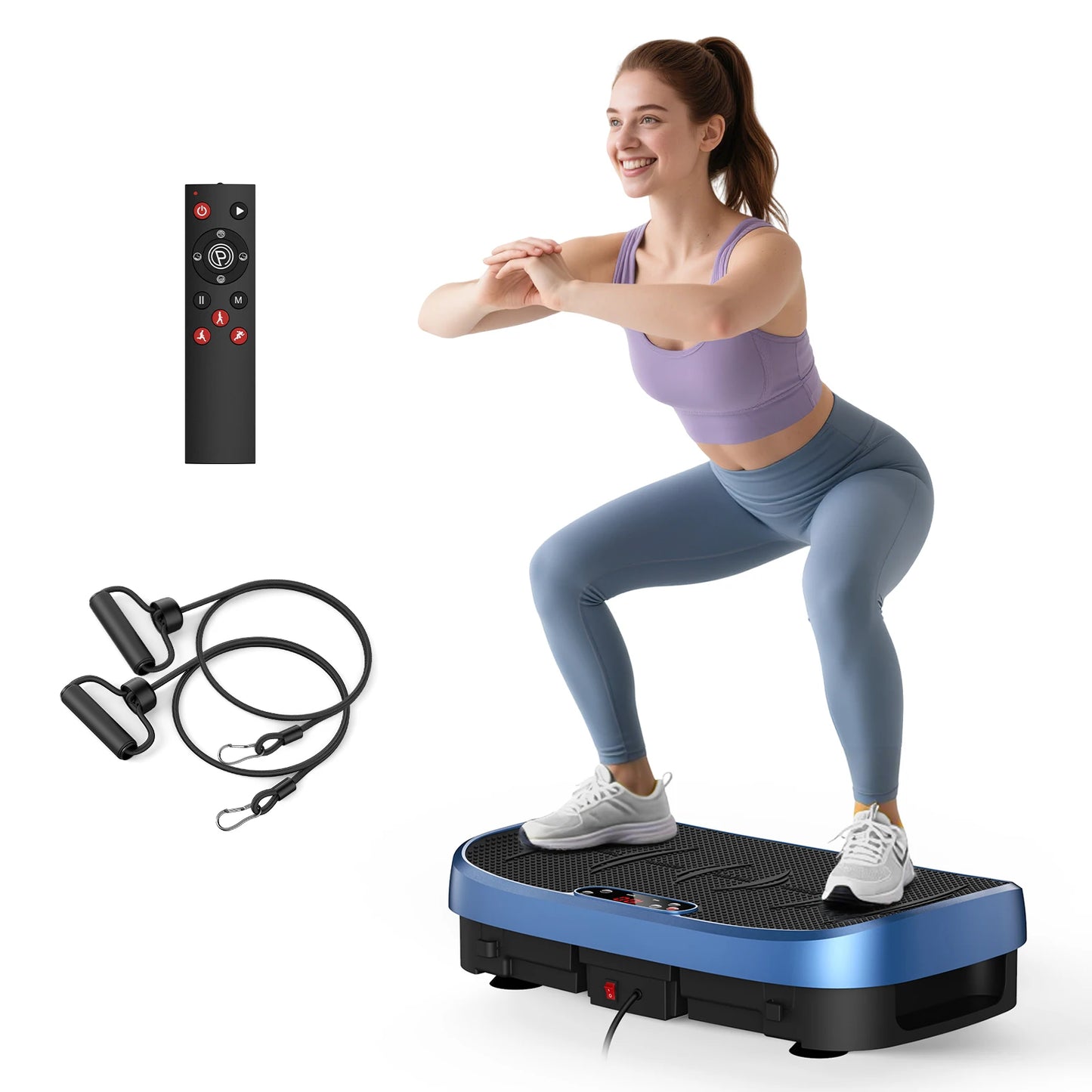 Vibration Plate Fitness Multi-Function Trainer
