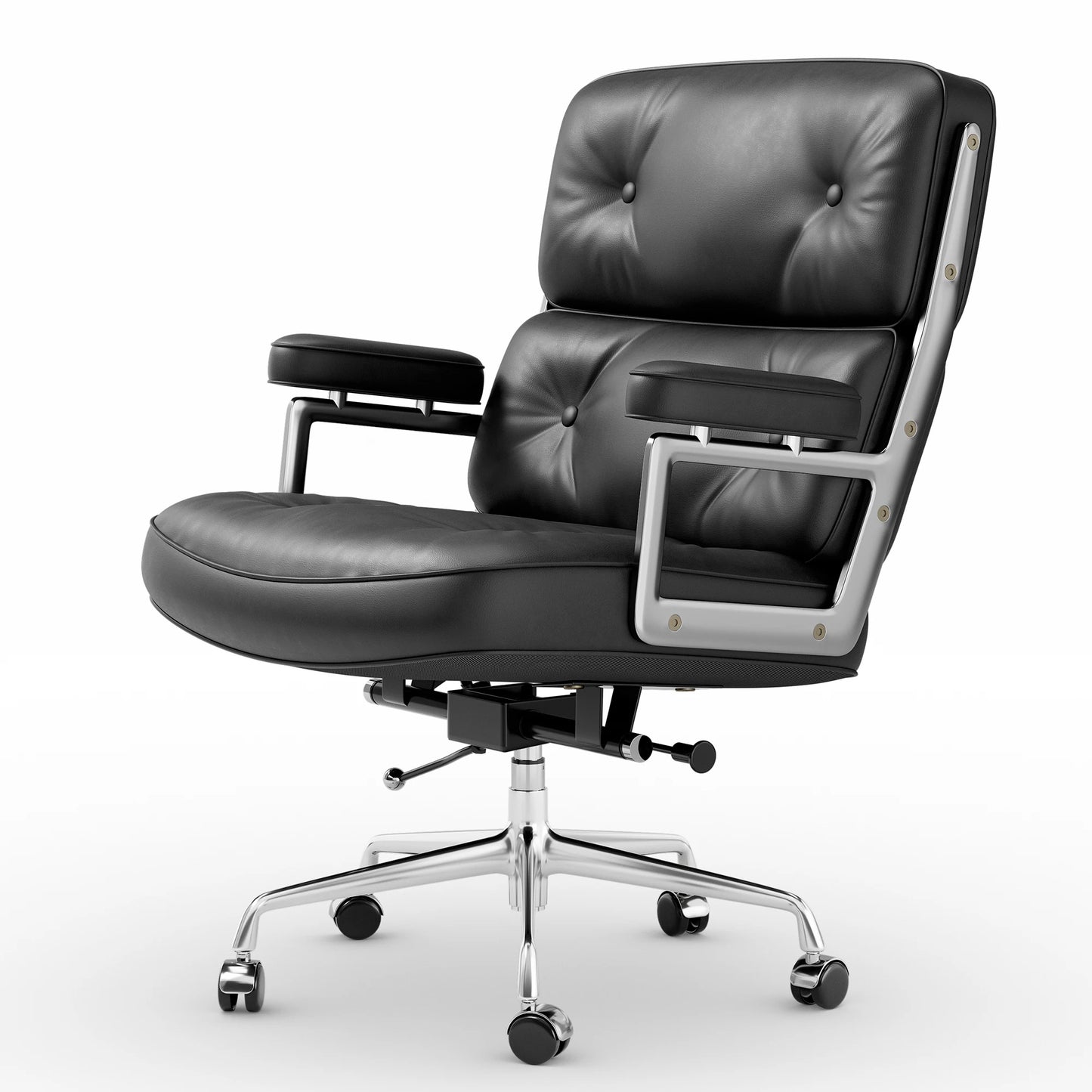 Furgle Genuine Leather Office Chair With Arms