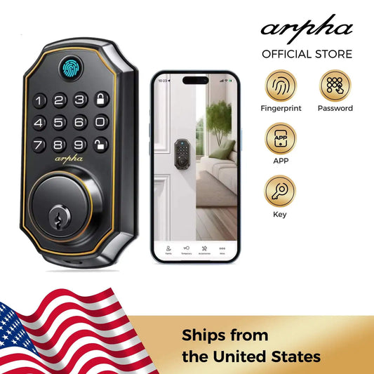 Arpha 5 In 1 Smart Fingerprint Door Lock